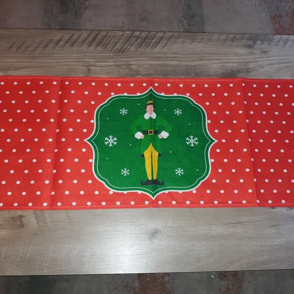 Buddy The Elf Christmas Table Runner, Christmas Table Runner - 13x72 inches - Picture 2 of 8